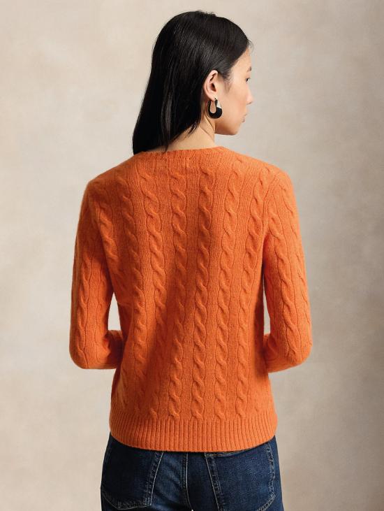 26FW 랄프 로렌 스웨터 미스토 캐시미어 아란시오 소재의 Maglia a Trecce - RALPH LAUREN
