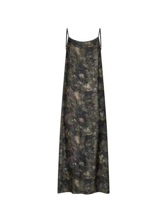 26FW 우마 왕 미디 원피스 UP5011 UW048 GREEN GREY