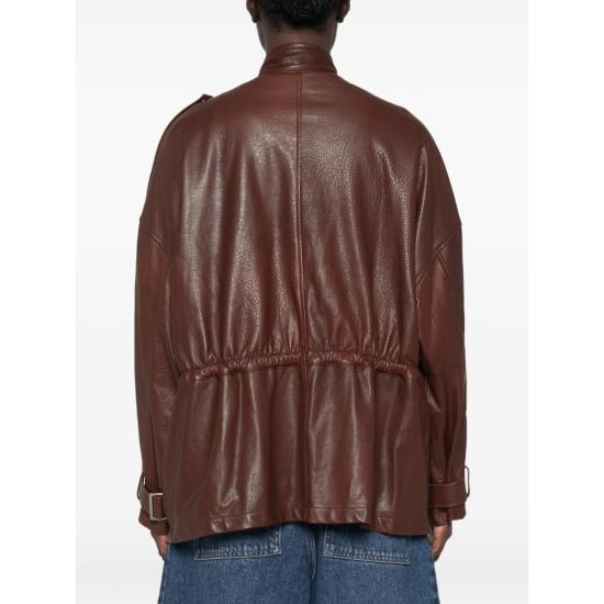 26FW 조르지오 브라토 가죽 자켓 GD27F23096MGA BRAND BROWN - GIORGIO BRATO