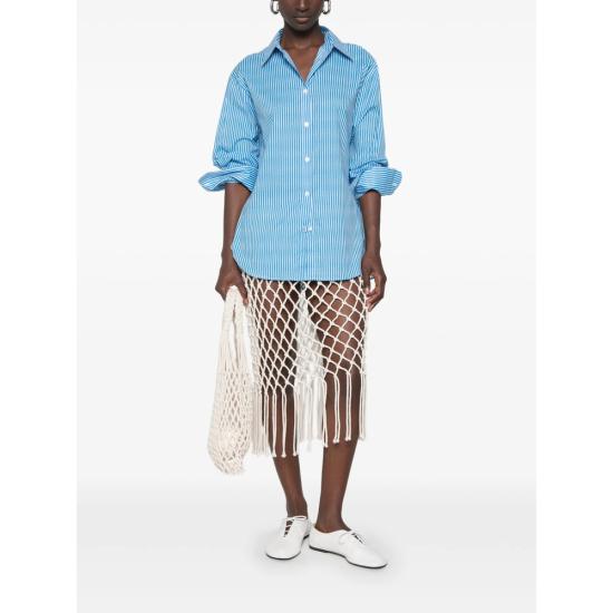 26FW 더프랭키샵 셔츠 PERI COTTON BLUE BLUE WHITE - THE FRANKIE SHOP