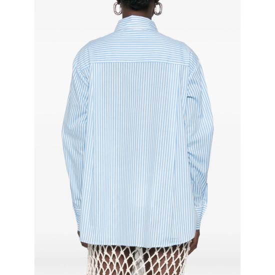 26FW 더프랭키샵 셔츠 PERI COTTON BLUWH BLUE WHITE - THE FRANKIE SHOP