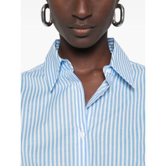 26FW 더프랭키샵 셔츠 PERI COTTON BLUWH BLUE WHITE - THE FRANKIE SHOP
