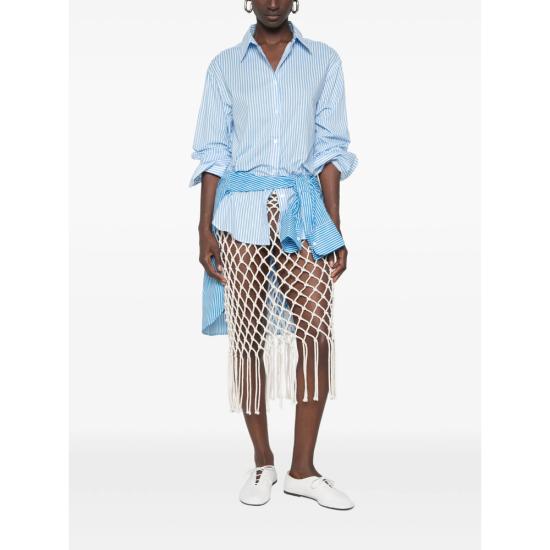 26FW 더프랭키샵 셔츠 PERI COTTON BLUWH BLUE WHITE - THE FRANKIE SHOP