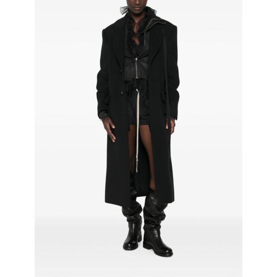 26FW 앤 드뮐미스터 코트 B0014262 FA510 099 BLACK - ANN DEMEULEMEESTER