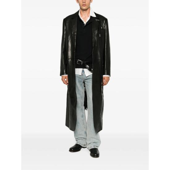 26FW 앤 드뮐미스터 코트 B0012061 LT137 099 BLACK - ANN DEMEULEMEESTER