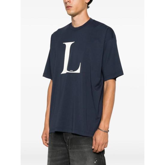 26FW 베트멍 탑 MH27TR182N NAVY BLUE - VETEMENTS