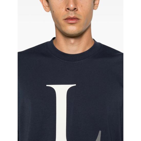 26FW 베트멍 탑 MH27TR182N NAVY BLUE - VETEMENTS