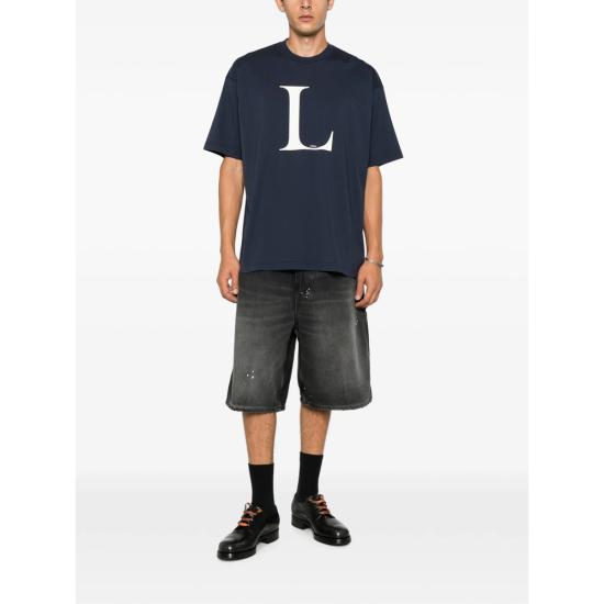 26FW 베트멍 탑 MH27TR182N NAVY BLUE - VETEMENTS