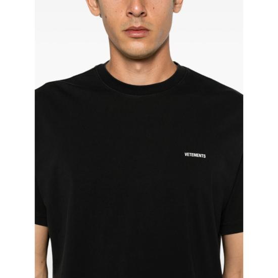 26FW 베트멍 탑 MH27TR161B BLACK - VETEMENTS