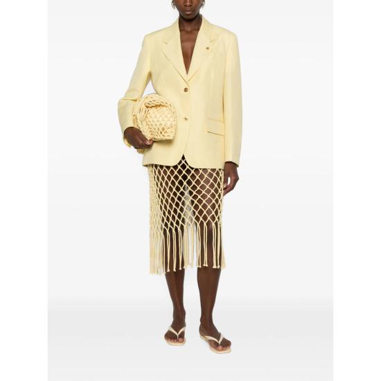 26FW 더프랭키샵 미디 스커트 TROPEA YELLO YELLOW - THE FRANKIE SHOP