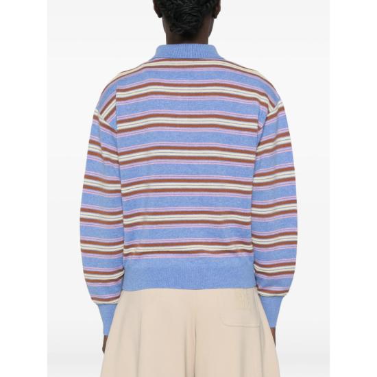 26FW 게스트 인 레지던스 폴로 티셔츠 W43810JL COLLEGIATE BLUE BLUE BROWN - GUEST IN RESIDENCE