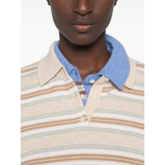 26FW 게스트 인 레지던스 폴로 티셔츠 W43810JL COLLEGIATE SAND NEUTRALS BLUE - GUEST IN RESIDENCE
