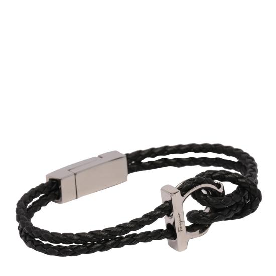 26FW 살바토레 페라가모 브레이슬릿 712417 770141BLACK - SALVATORE FERRAGAMO