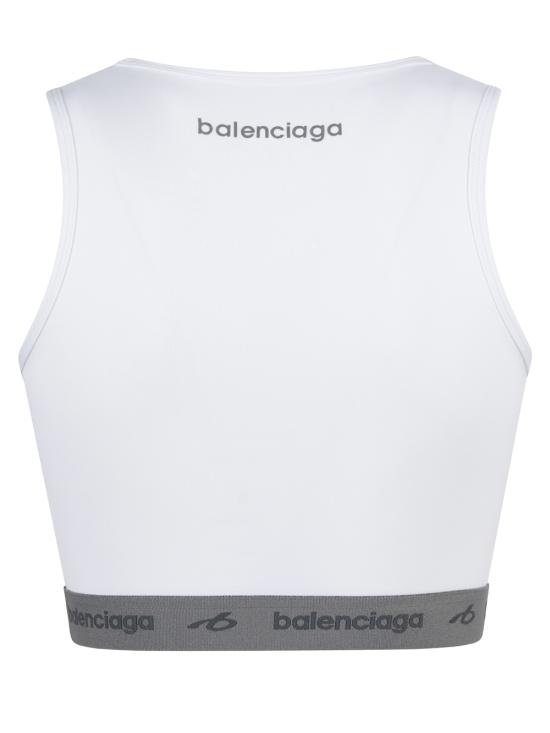 26FW 발렌시아가 탑 A0023Q TUVN7 9000 WHITE - BALENCIAGA