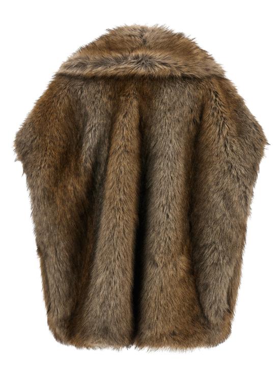 26FW 비비 쿠튀르 자켓 BRIGITTEOVERVESTWOLF Brown - B&B COUTURE