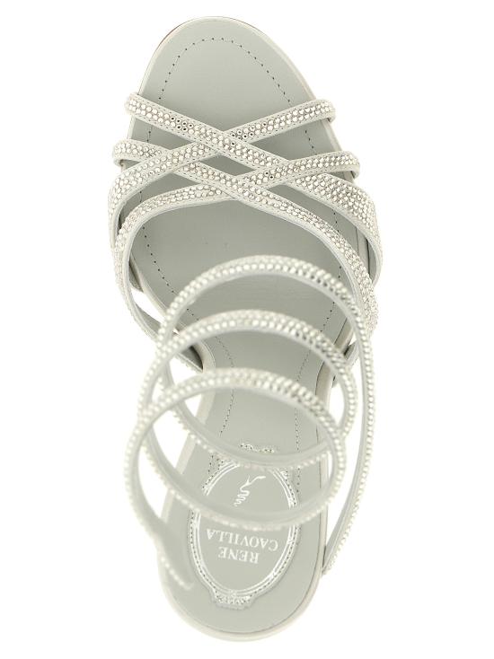 26FW 르네 카오빌라 샌들 C12880105R001V232 Silver - RENE CAOVILLA