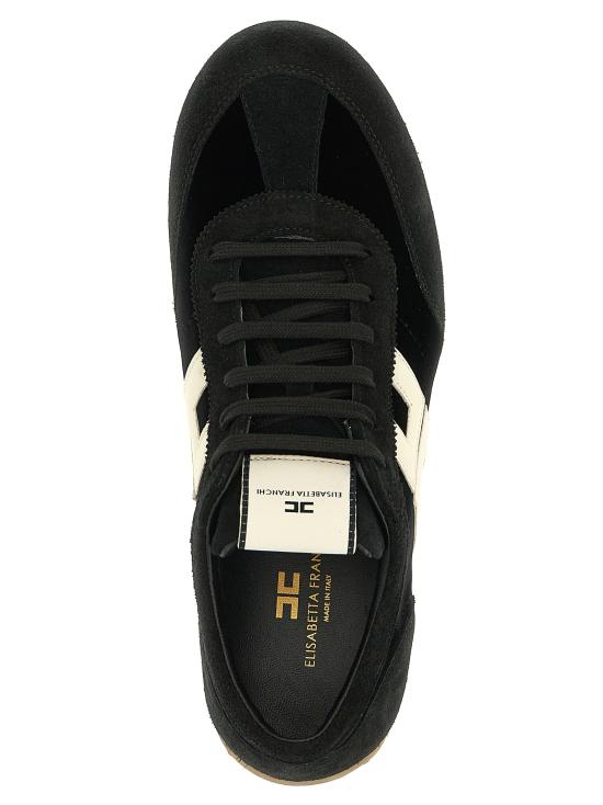 26FW 엘리자베타프랜치 스니커즈 SA03G66E2110 White Black - ELISABETTA FRANCHI