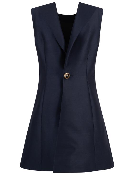 26FW 발렌시아가 숏 원피스 A00293 TUT22 8065 NAVY - BALENCIAGA