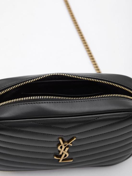 26FW 생로랑 퀼티드 레더 루 미니백 748849 BLACK - SAINT LAURENT