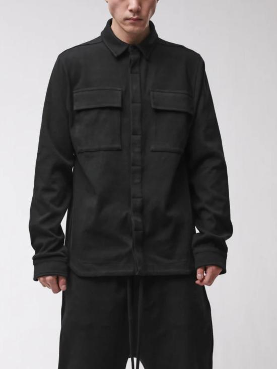 26FW 톰크롬 긴팔 셔츠 MH183 BLACK - THOM KROM