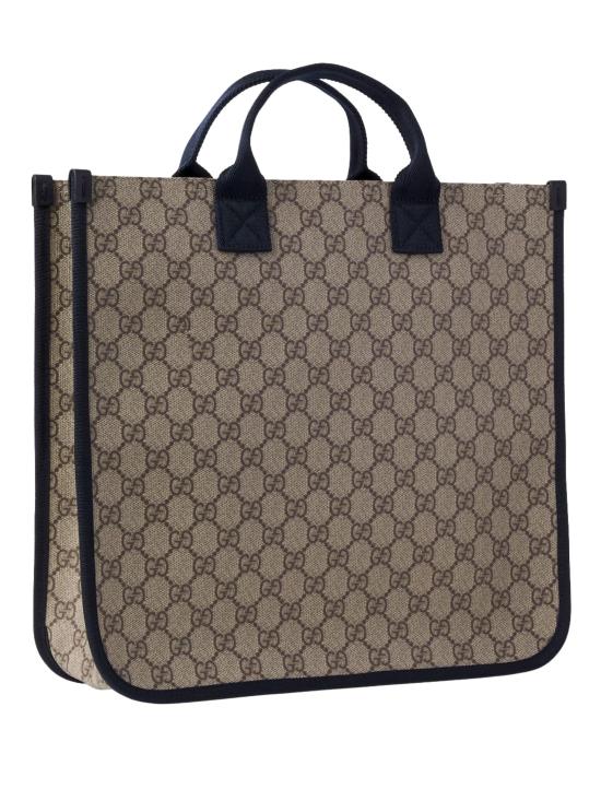 26FW [키즈] 구찌 토트백 859795 FAF6T 9746 BEIGE EBONY MULTI BLUE - GUCCI