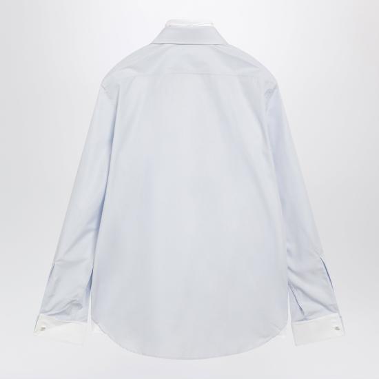26FW 아크네 스튜디오 레이어드 버튼 코튼 셔츠 레이어드 버튼 코튼 셔츠 BB0708CO Blue - ACNE STUDIOS