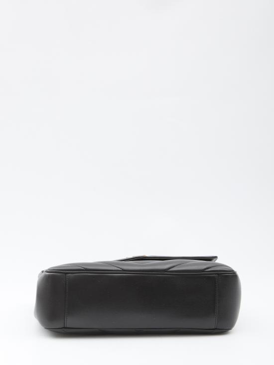 26FW 생로랑 루루 라지 마틀라세 램스킨 백 803541 BLACK - SAINT LAURENT
