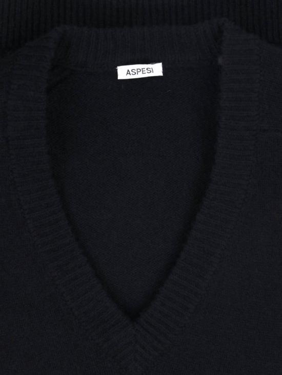 26FW 아스페시 스웨터 3347 3831 01241 Black - ASPESI