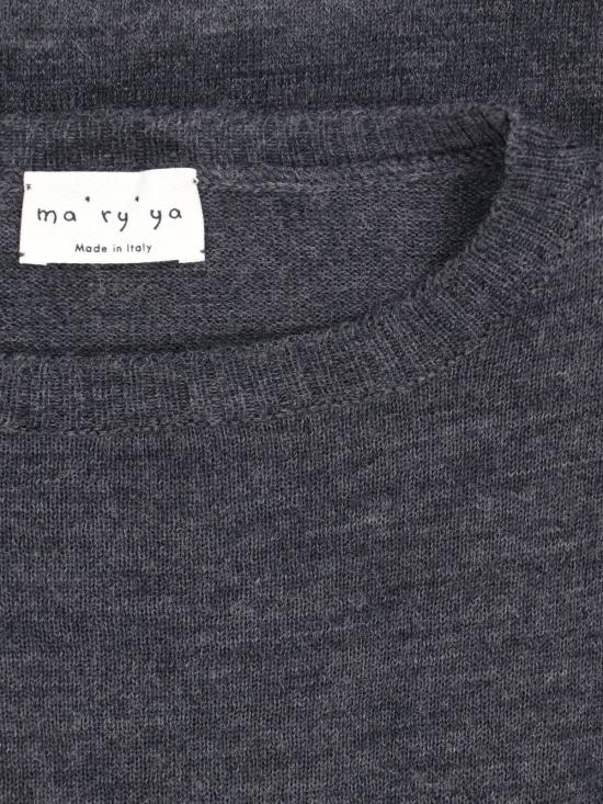 26FW 마리아 스웨터 YTK069 E 8 Grey - MA RY YA