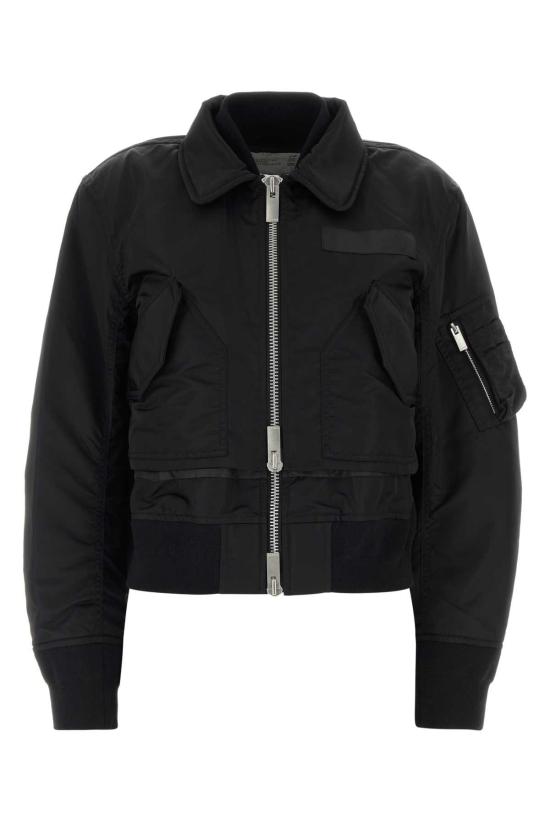 26FW 사카이 봄버 자켓 2608582 001 Black