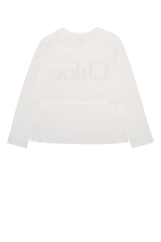 26FW [키즈] 끌로에 티셔츠 C21299 117 OFFWHITE - CHLOE