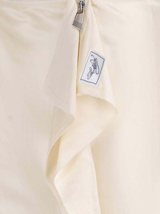 26FW 디 아티코 미디 스커트 261WCS00320 VVV114AA 507 Cream - THE ATTICO
