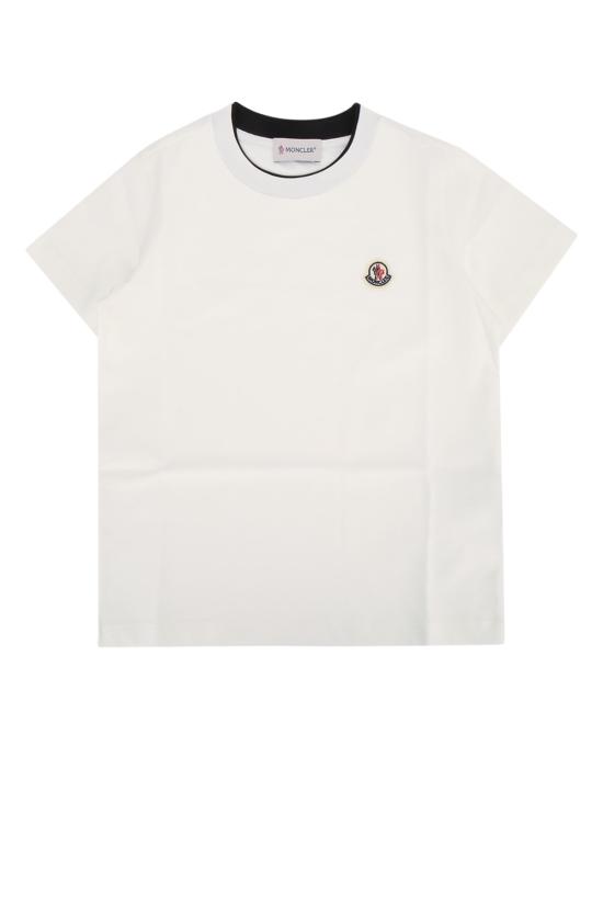 26FW [키즈] 몽클레어 티셔츠 L29548C0000889AFV 034 CREAM