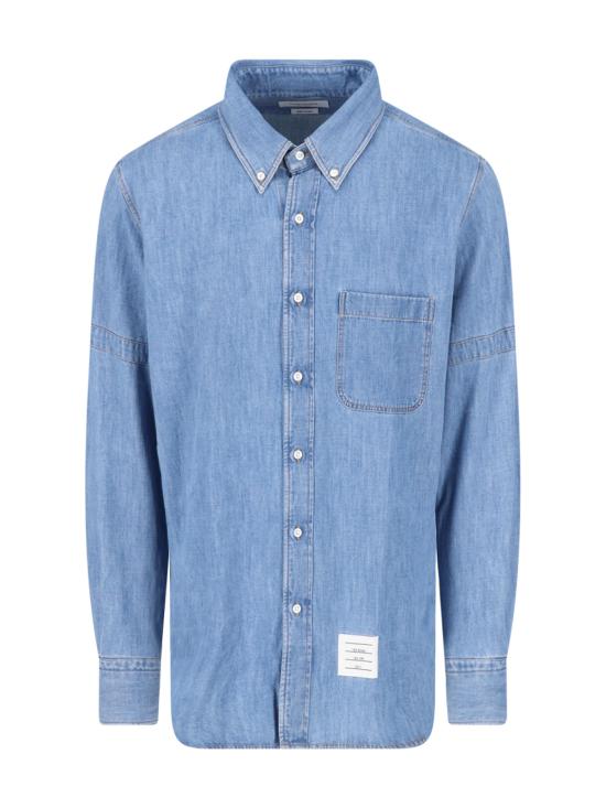 26FW 톰브라운 데님 셔츠 MWL412O F1210 480 Light blue