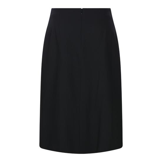 26FW 질샌더 미디 스커트 J02MA0402 J40356001 BLACK - JIL SANDER