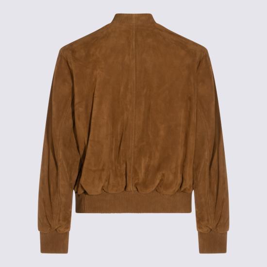 26FW 아미 가죽 자켓 HJK152 LH0059282 TABAC - AMI