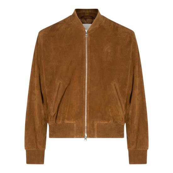 26FW 아미 가죽 자켓 HJK152 LH0059282 TABAC