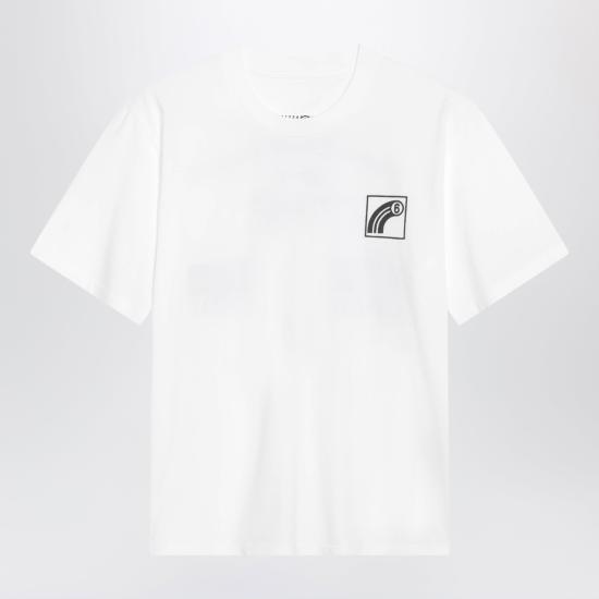 26FW MM6 메종마르지엘라 탑 S62GD0223M20048 White