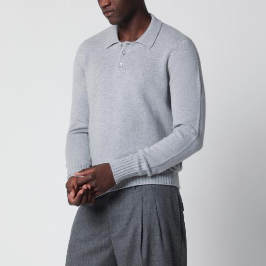 26FW 드루모어 폴로 티셔츠 D8W145NLWO Grey