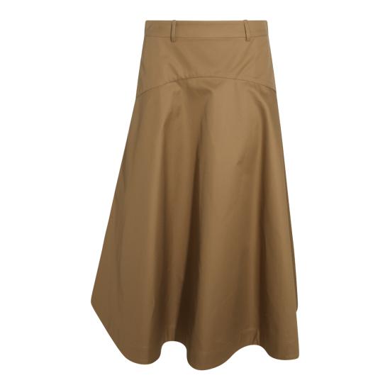 26FW 발렌시아가 미디 스커트 A002BT TKP072602 CAMEL