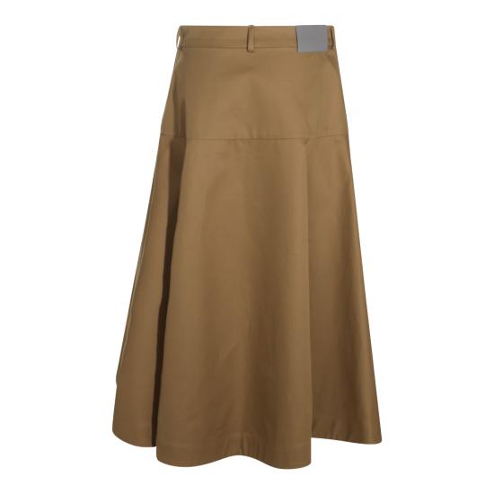 26FW 발렌시아가 미디 스커트 A002BT TKP072602 CAMEL - BALENCIAGA
