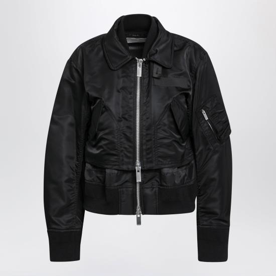 26FW 사카이 봄버 자켓 26 08582NY Black