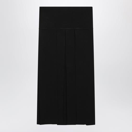 26FW 알라이아 미디 스커트 AA9J2584K224DPL Black