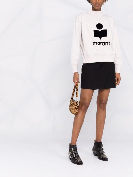26FW 이자벨마랑에뚜왈 모비 로고 스웨트셔츠 SW0003FA A1M07E 23EC ECRU - ISABEL MARANT ETOILE