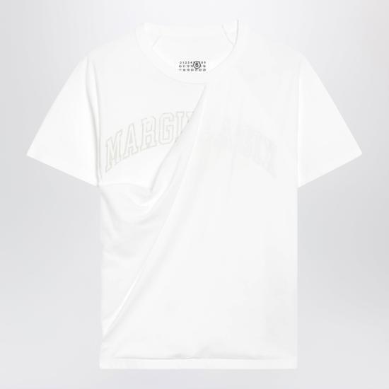 26FW MM6 메종마르지엘라 탑 S62GD0224M20048 White