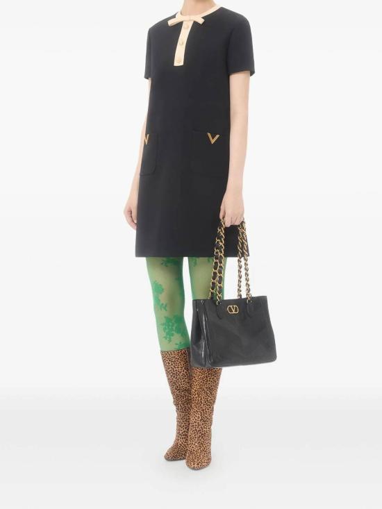 25FW 발렌티노 가라바니 숏 원피스 8B3VAJD01CFTB1 Black - VALENTINO GARAVANI
