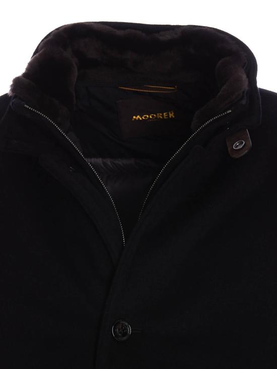 26FW 무레르 본드 FUR LE 싱글 브레스티드 구스 다운 자켓 BONDFURLEU0497 Blue - MOORER