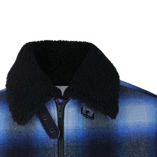 26FW 발렌시아가 자켓 A001YN TRU133964 BLUE BLACK - BALENCIAGA