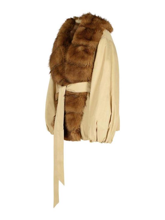 26FW 로테이트 바이 크리스텐슨 무스탕 115145532 BEIGE - ROTATE BY BIRGERCHRISTENSEN