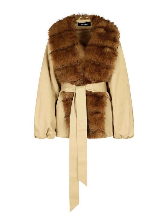 26FW 로테이트 바이 크리스텐슨 무스탕 115145532 BEIGE